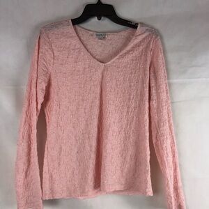 JACLYN Smith Blush Pink Blouse L